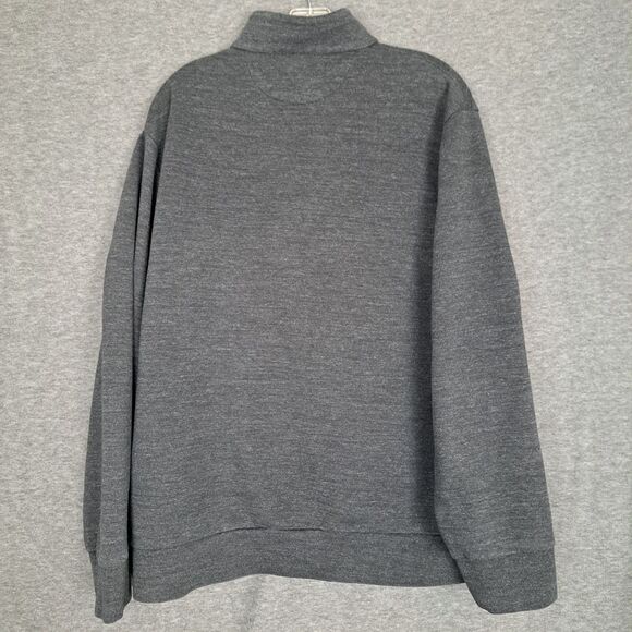 Polo Ralph Lauren Sweater XL Mens Gray 1/4 Zip Pullover Preppy 51" Chest - Picture 2 of 10